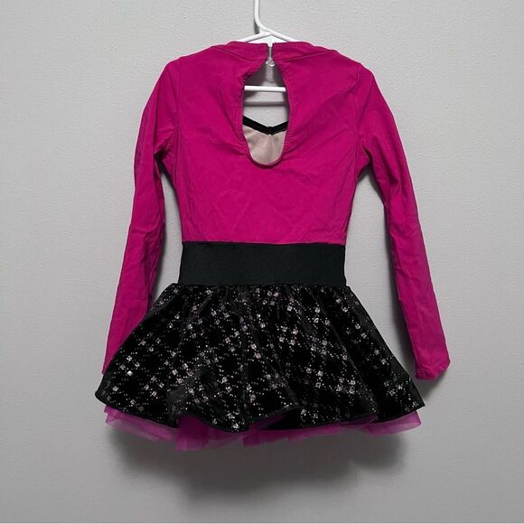 Weissman Glitter Plaid Sassy Skirt Dance Dress Size 7/8 - Picture 8 of 11